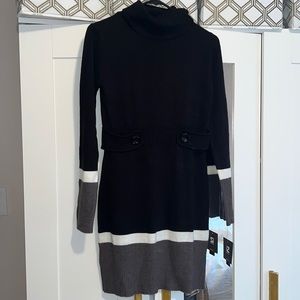Turtle neck dress with tags
